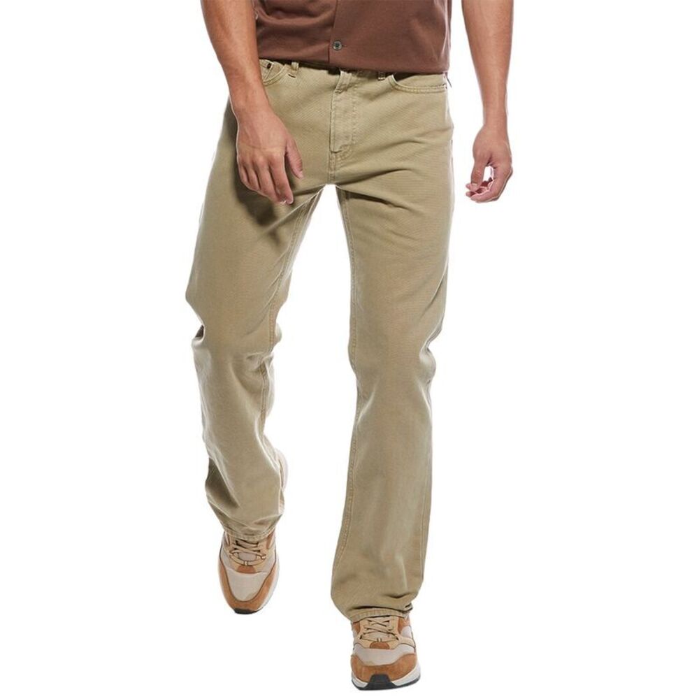 Frame Denim Mens Frame Antique French Beige Straight Jean, Green